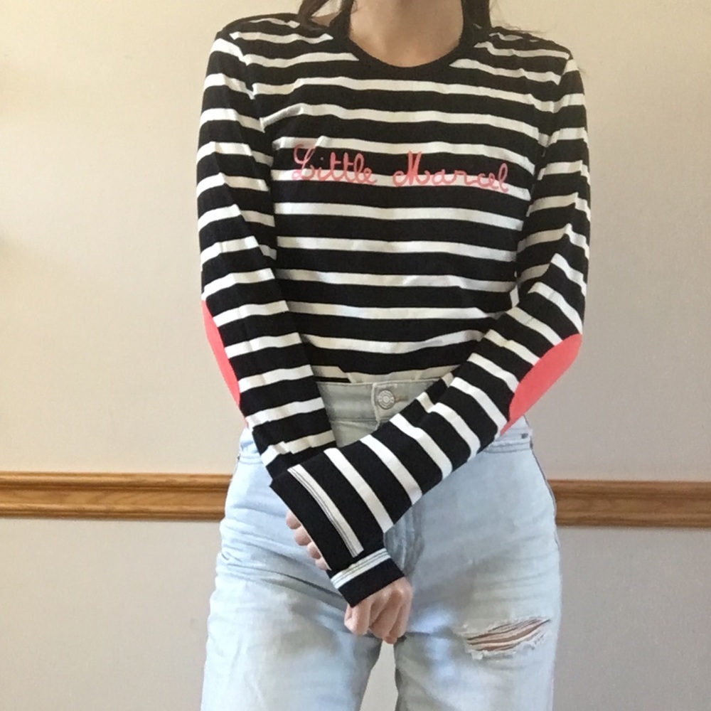 Little marcel stripped long sleeve